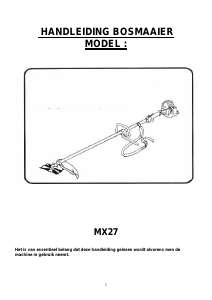 Handleiding Maruyama MX27 Bosmaaier