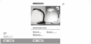 Handleiding LivarnoLux IAN 110607 Lamp