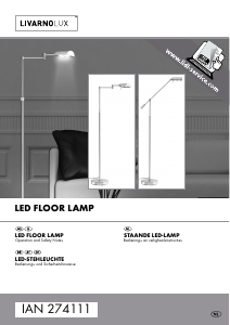 Handleiding LivarnoLux IAN 274111 Lamp