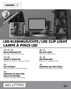 Manual de uso LivarnoLux IAN 277993 Lámpara