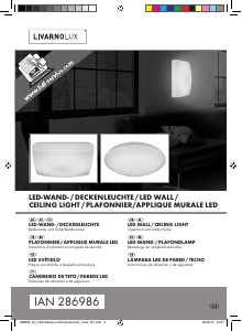 Manual LivarnoLux IAN 286986 Lamp