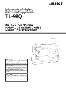 Handleiding Juki TL-98Q Naaimachine