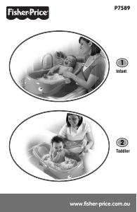 Manual Fisher-Price P7589 Baby Bath