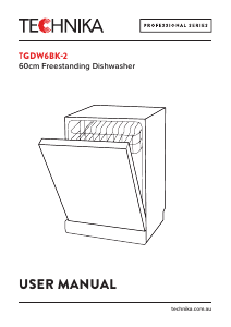 Manual Technika TGDW6BK-2 Dishwasher