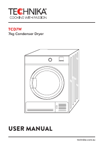 Manual Technika TCD7W Dryer