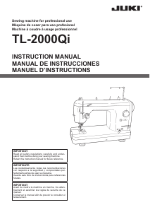 Manual Juki TL-2000Qi Sewing Machine