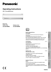 Priručnik Panasonic CU-UE18RKE Klimatizacijski uređaj
