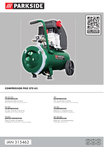 Handleiding Parkside IAN 315462 Compressor