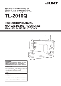 Handleiding Juki TL-2010Q Naaimachine