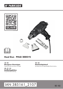 Mode d’emploi Parkside IAN 385161 Décapeur thermique