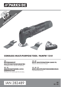 Mode d’emploi Parkside IAN 282489 Outil multifonction