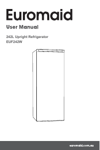 Manual Euromaid EUF242W Refrigerator