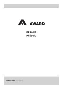 Manual Award PPS90/2 Cooker Hood