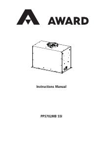 Handleiding Award PPS702MB-SSI Afzuigkap