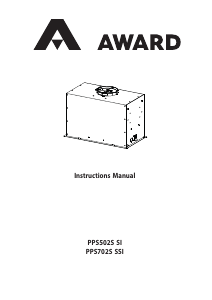 Manual Award PPS702S-SSI Cooker Hood