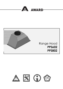 Manual Award PPS802BL-SI Cooker Hood