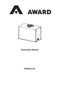 Handleiding Award PPS903S-SSI Afzuigkap