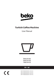 Handleiding BEKO TKM 2341 BS Koffiezetapparaat