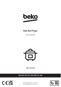 Manual de uso BEKO FRL 3374 B Freidora