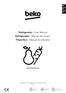 Manual BEKO B5RCNE406HW Fridge-Freezer