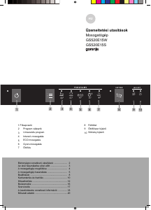 Használati útmutató Gorenje GS520E15S Mosogatógép