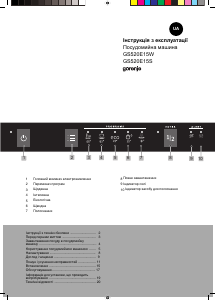 Посібник Gorenje GS520E15S Посудомийна машина