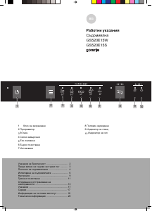 Наръчник Gorenje GS520E15S Съдомиалня