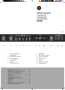 Наръчник Gorenje GS541D10W Съдомиалня