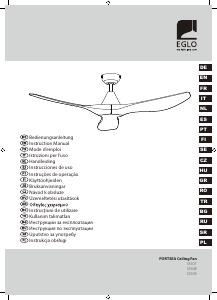 Manuale Eglo 35109 Portsea Ventilatore da soffitto