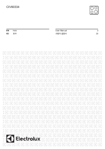 Manual Electrolux CIV60334 Hob