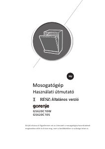 Használati útmutató Gorenje GS620C10W Mosogatógép