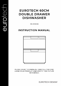 Manual Eurotech ED-DDCSS Dishwasher