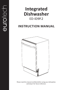 Manual Eurotech ED-ID9P2 Dishwasher
