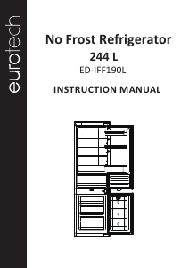 Manual Eurotech ED-IFF190L Fridge-Freezer