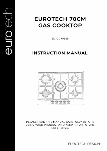 Handleiding Eurotech ED-GC705SS Kookplaat