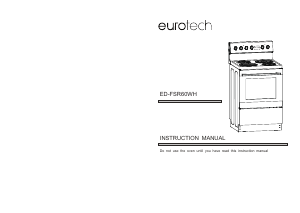 Handleiding Eurotech ED-FSR60WH Fornuis