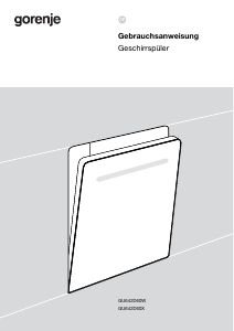 Bedienungsanleitung Gorenje GU642D60W Geschirrspüler