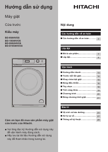 Hướng dẫn sử dụng Hitachi BD-D852HVOS Máy giặt