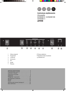 Instrukcja Gorenje GV520E15 Zmywarka