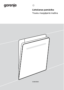 Rokasgrāmata Gorenje GV663D60 Trauku mašīna