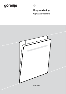 Brugsanvisning Gorenje GV673C60 Opvaskemaskine