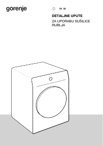 Priručnik Gorenje DNE92/GN Sušilica
