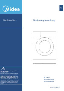 Bedienungsanleitung Midea MF200W70B-E Waschmaschine