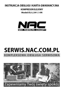 Instrukcja NAC OL-L-24-1.1-IN Kompresor