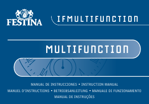 Manual Festina F16828 Multifunction Relógio de pulso
