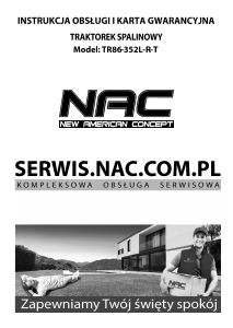 Instrukcja NAC TR86-352L-R-T Kosiarka