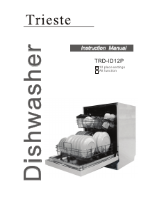 Manual Trieste TRD-ID12P Dishwasher