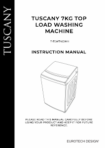Manual Tuscany T-TLW7KGWH Washing Machine
