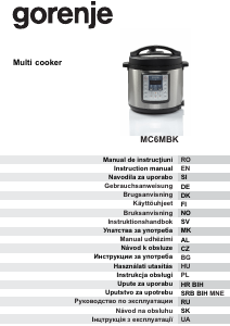 Brugsanvisning Gorenje MC6MBK Multikoger