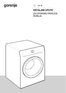 Priručnik Gorenje WNA94ARWIFI Stroj za pranje rublja